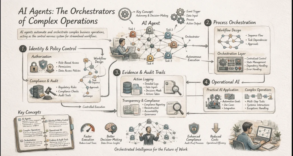 Infographic How to Automate Complex Business Operations with AI Agents